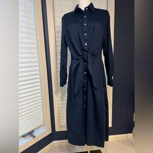 NIC & ZOE Navy Blue Shirt Dress